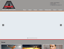 Tablet Screenshot of amaxmotioncapture.com